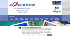 Desktop Screenshot of godivemalta.co.uk